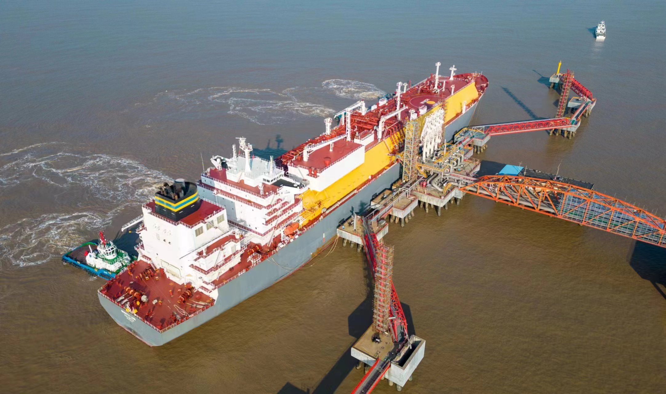 南通洋口港lng接卸总量突破5000万吨