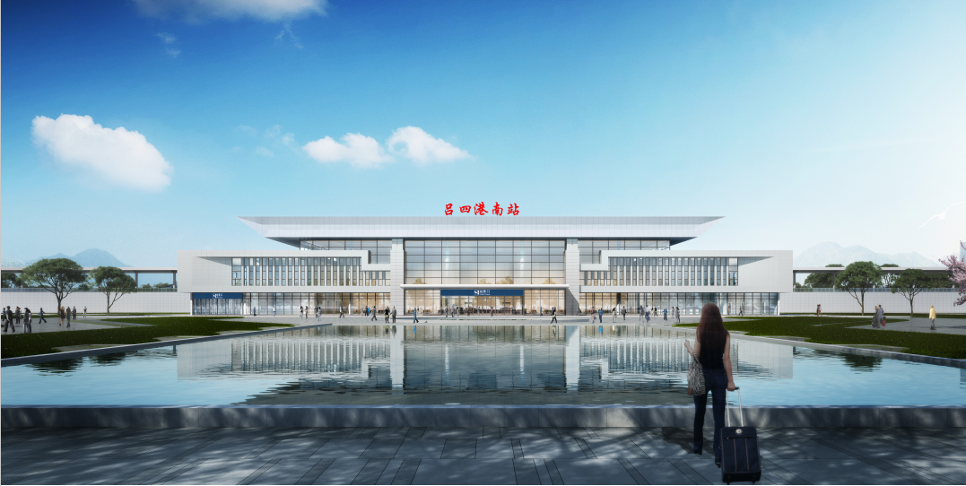 南通启东吕四港南站建设正酣预计11月底前竣工