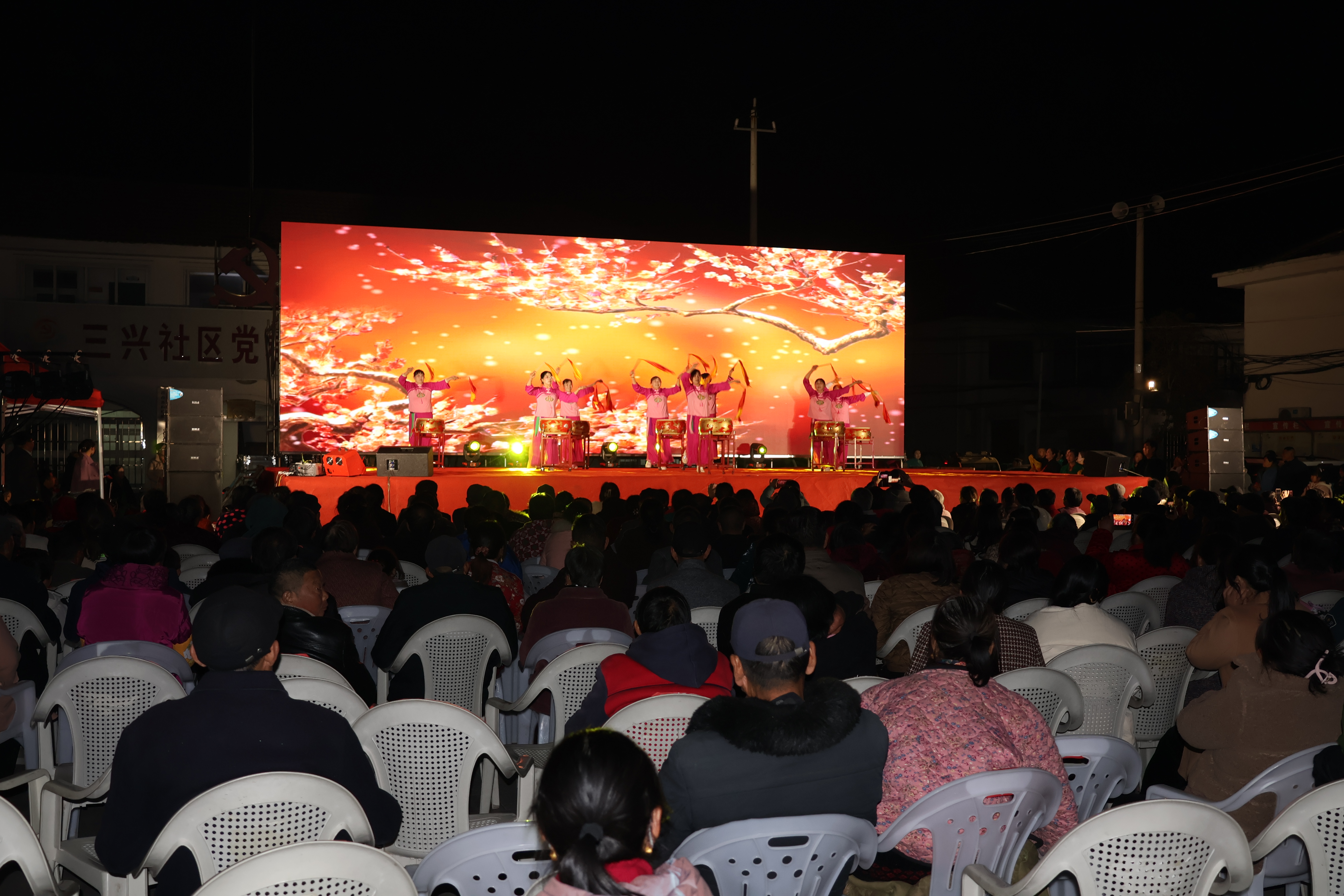 灌南田楼镇居民家门口乐享文化视觉盛宴