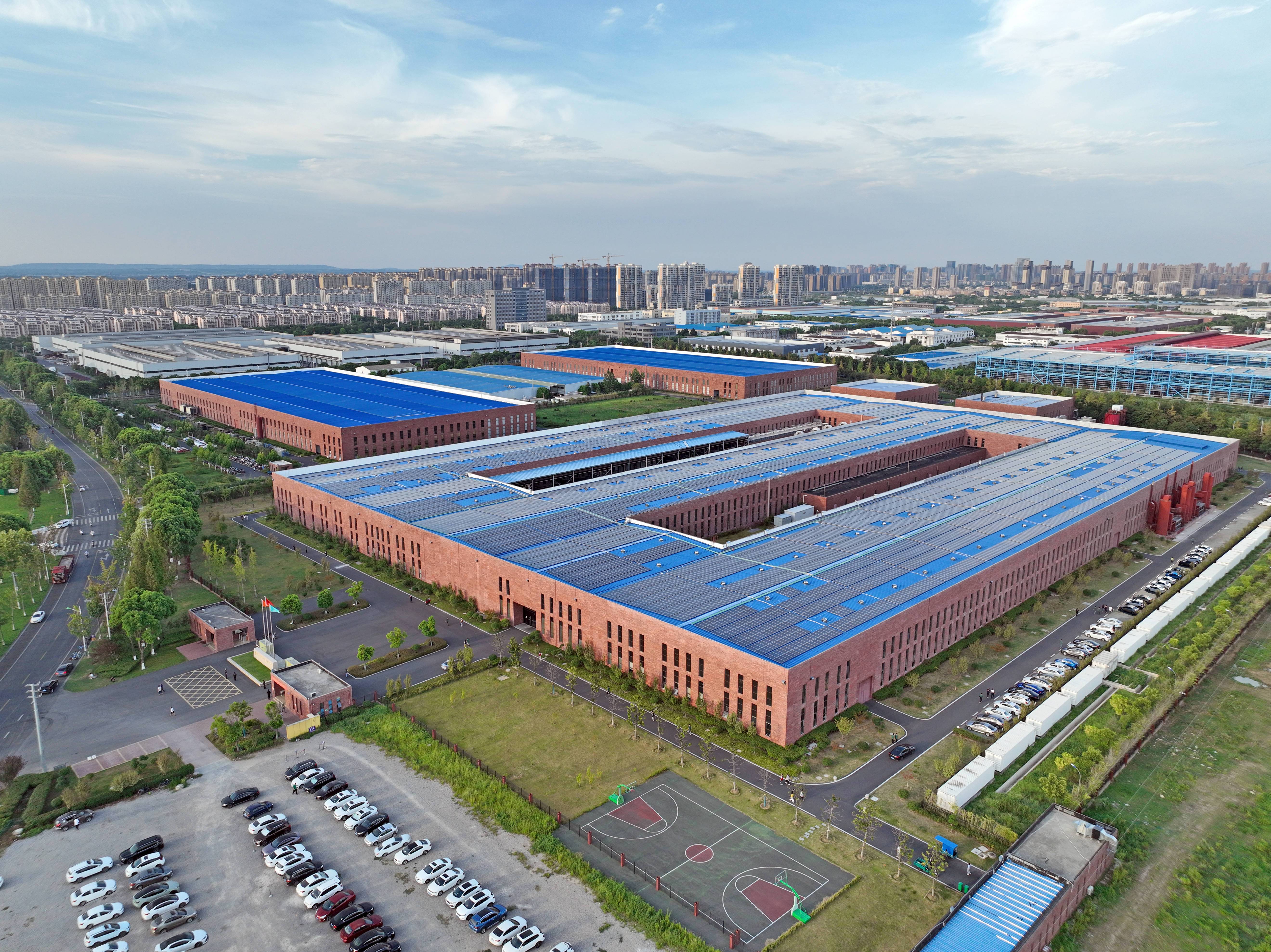江苏省重大项目——国轩新能源智能制造基地。南京市六合区委宣传部供图