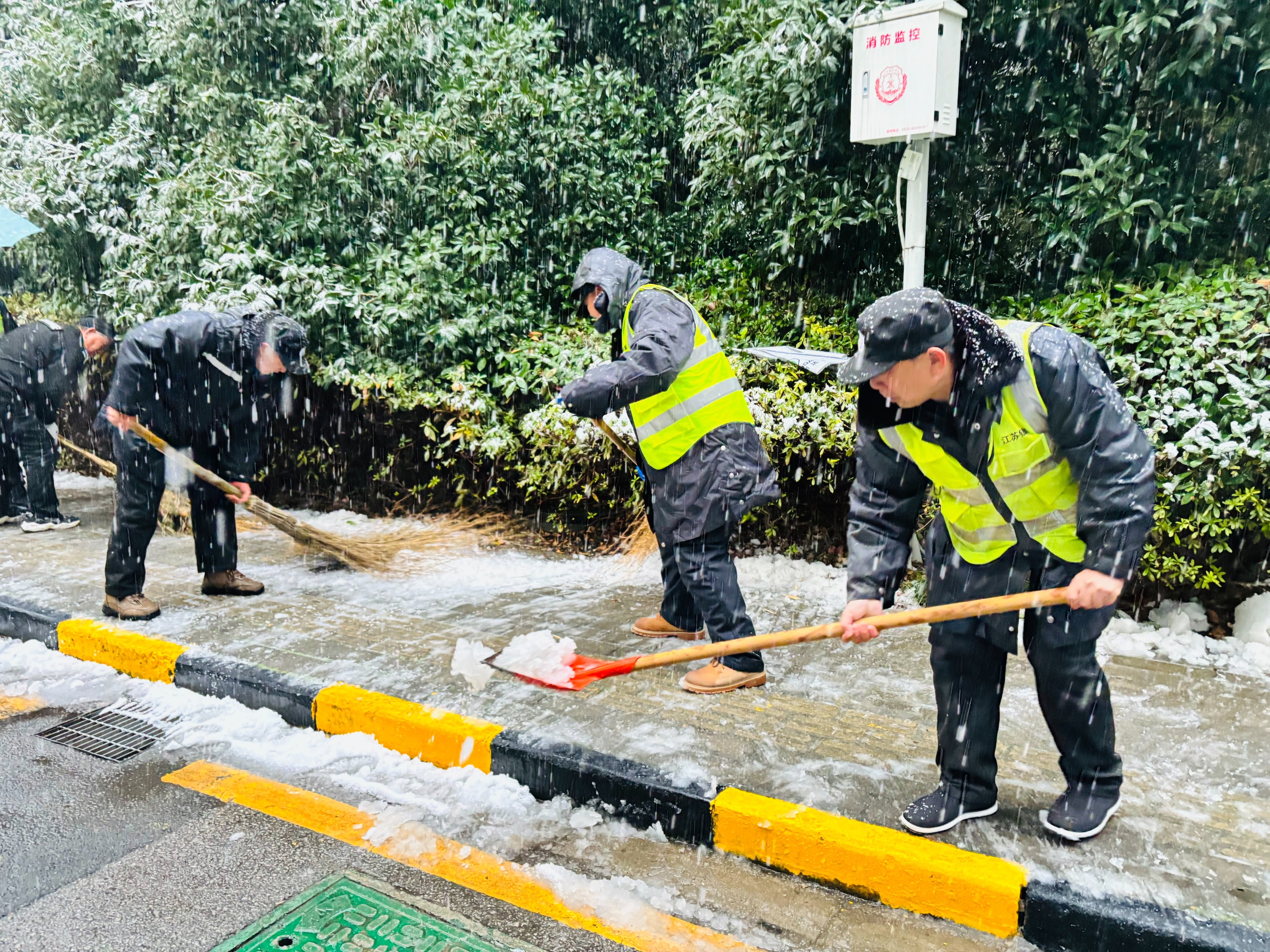 铲雪除冰大行动简报图片