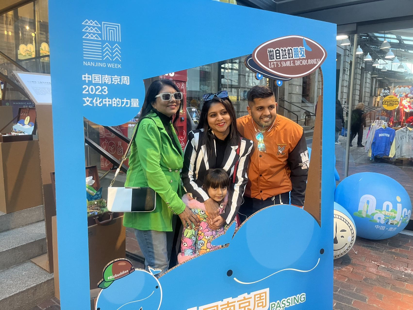 2023“中国南京周”吸引波士顿市民打卡。