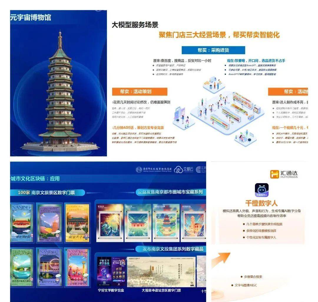 “AI+信息消费”应用场景。南京市工信局供图