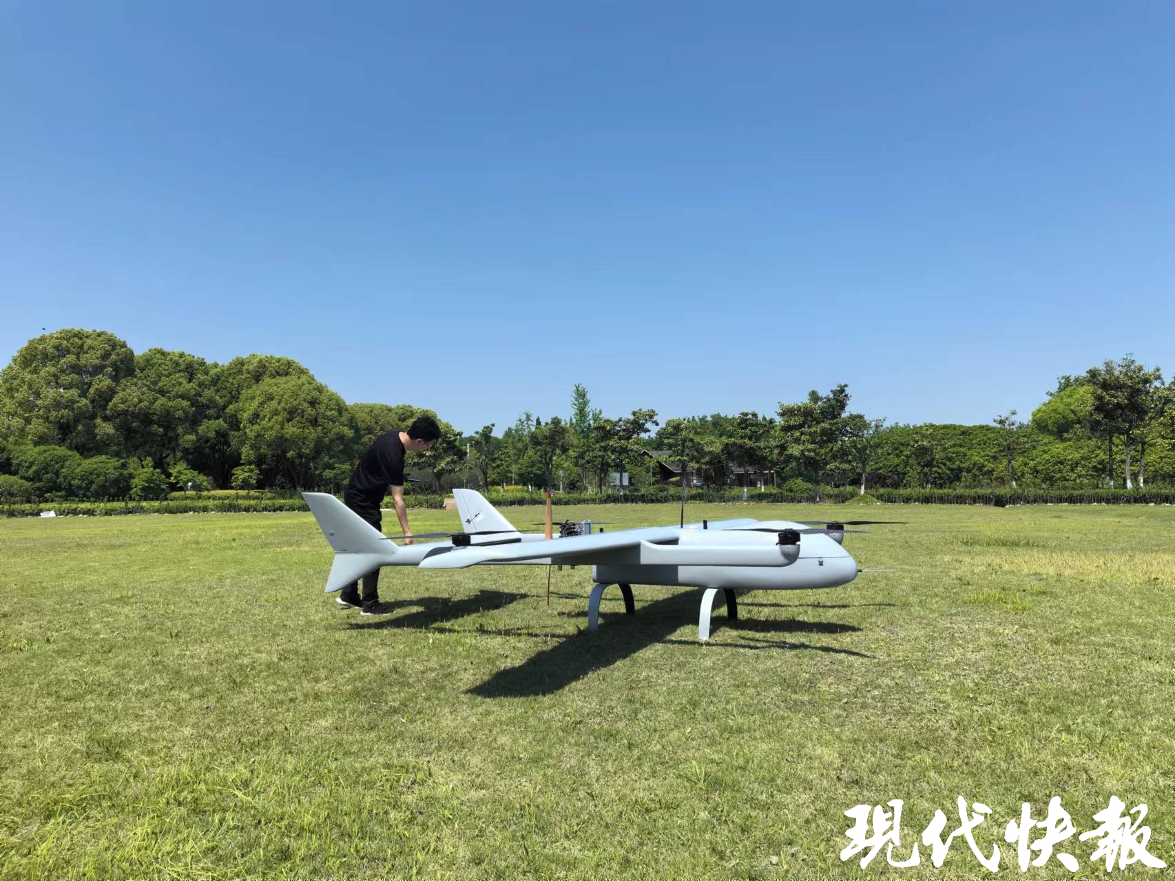 苏州首个民用无人机试飞基地迎来首飞