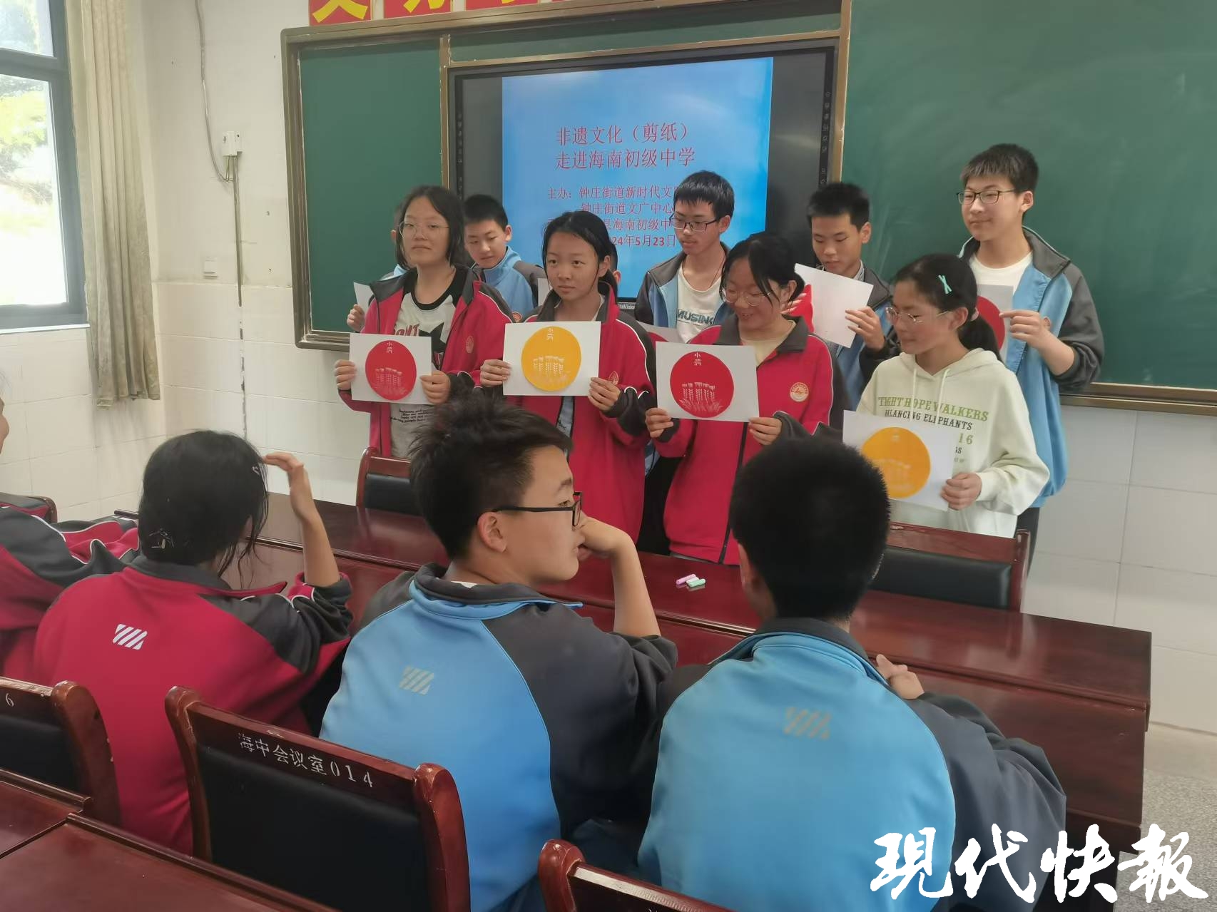 建湖县钟庄街道开展"送文化进校园"活动