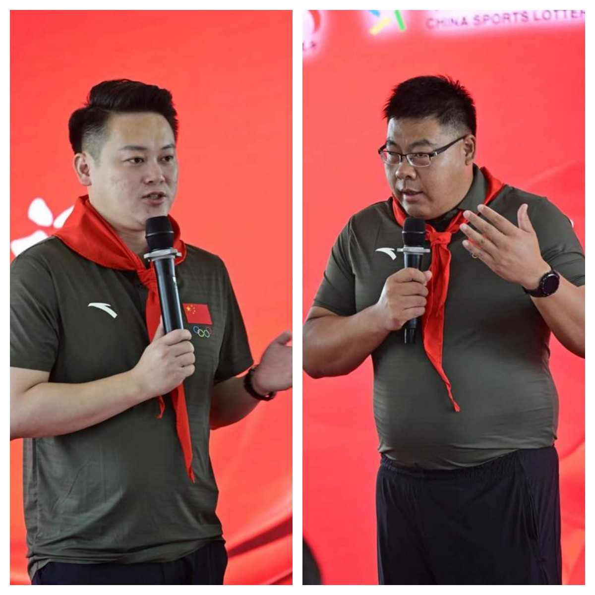 奥运冠军陆春龙,孙海涛走进校园,向孩子传递江苏体育精神