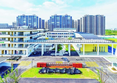 8月26日,中建安装建设的南京市力学小学溧水学校将迎来首个开学季。 通讯员 沙婷婷 南京日报/紫金山新闻记者 冯芃 摄