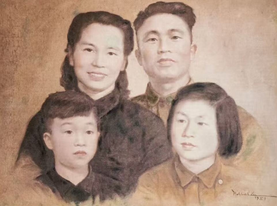 朱枫一家四口