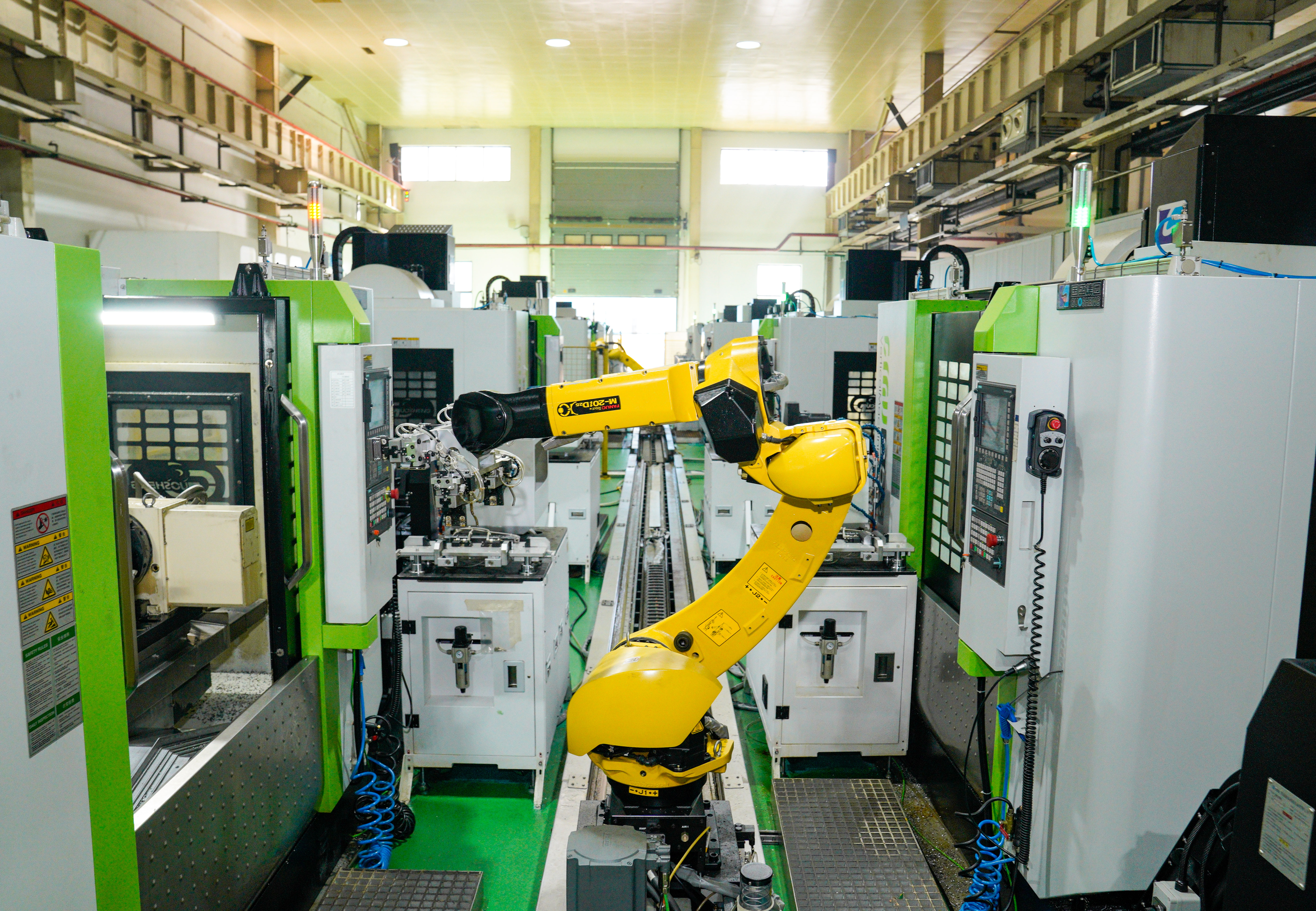 南京工艺装备制造股份有限公司的5G+滑块智能生产车间。南京日报/紫金山新闻记者 戚珂嘉 摄