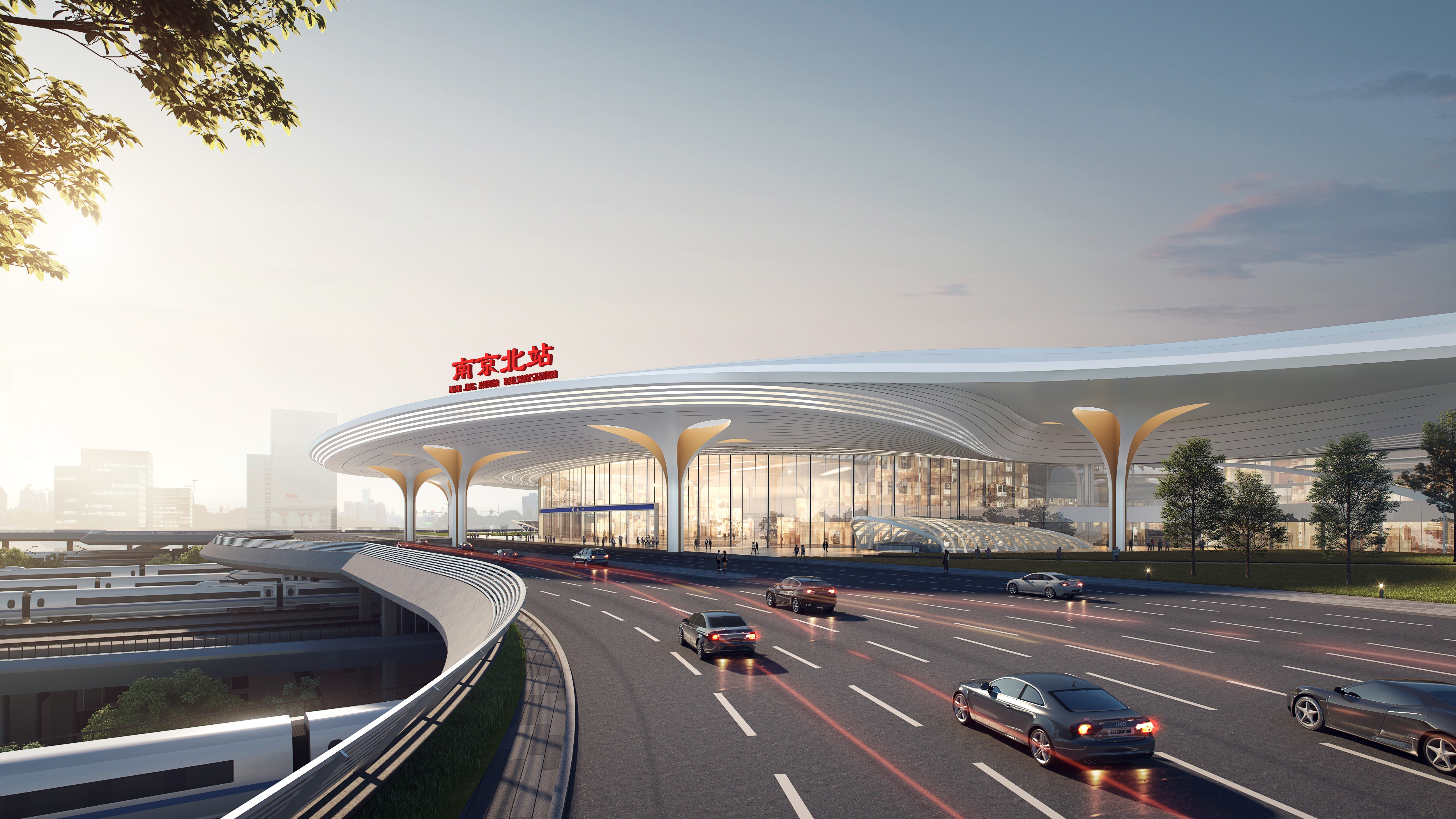 南京北站效果图