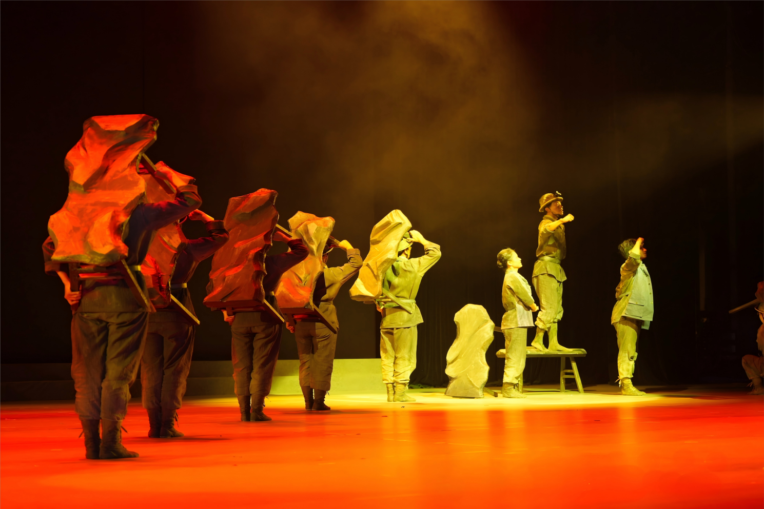 群舞《矿道深处》表演现场